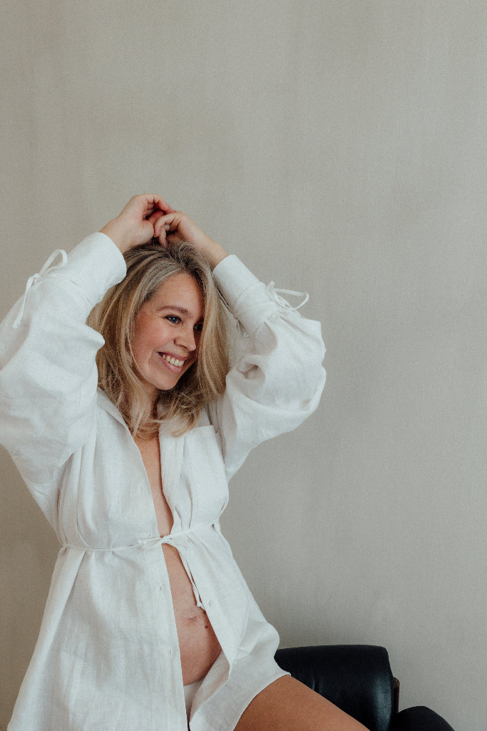 You only need one blouse - Linnen damesblouse - Personaliseren mogelijk