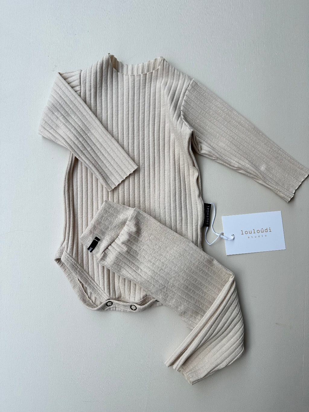 Raf - Bodysuit - Natural - Ribbed