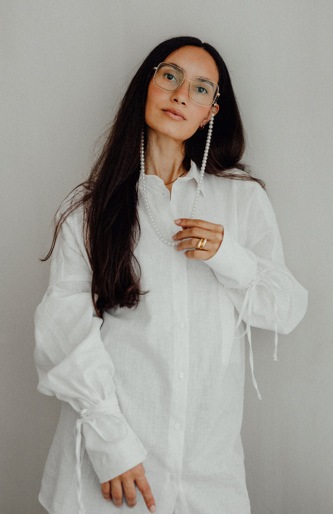 You only need one blouse - Linnen damesblouse - Personaliseren mogelijk