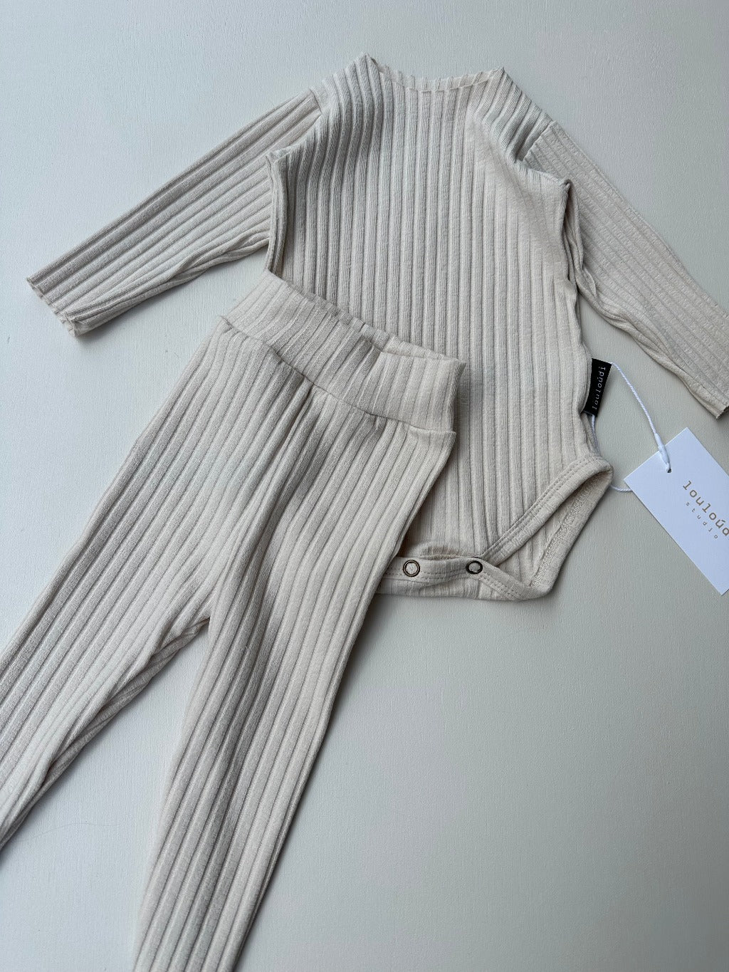 Raf - Bodysuit - Natural - Ribbed