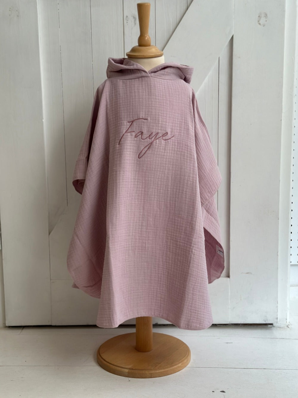 Pat - Poncho - Muslin - Personalization possible
