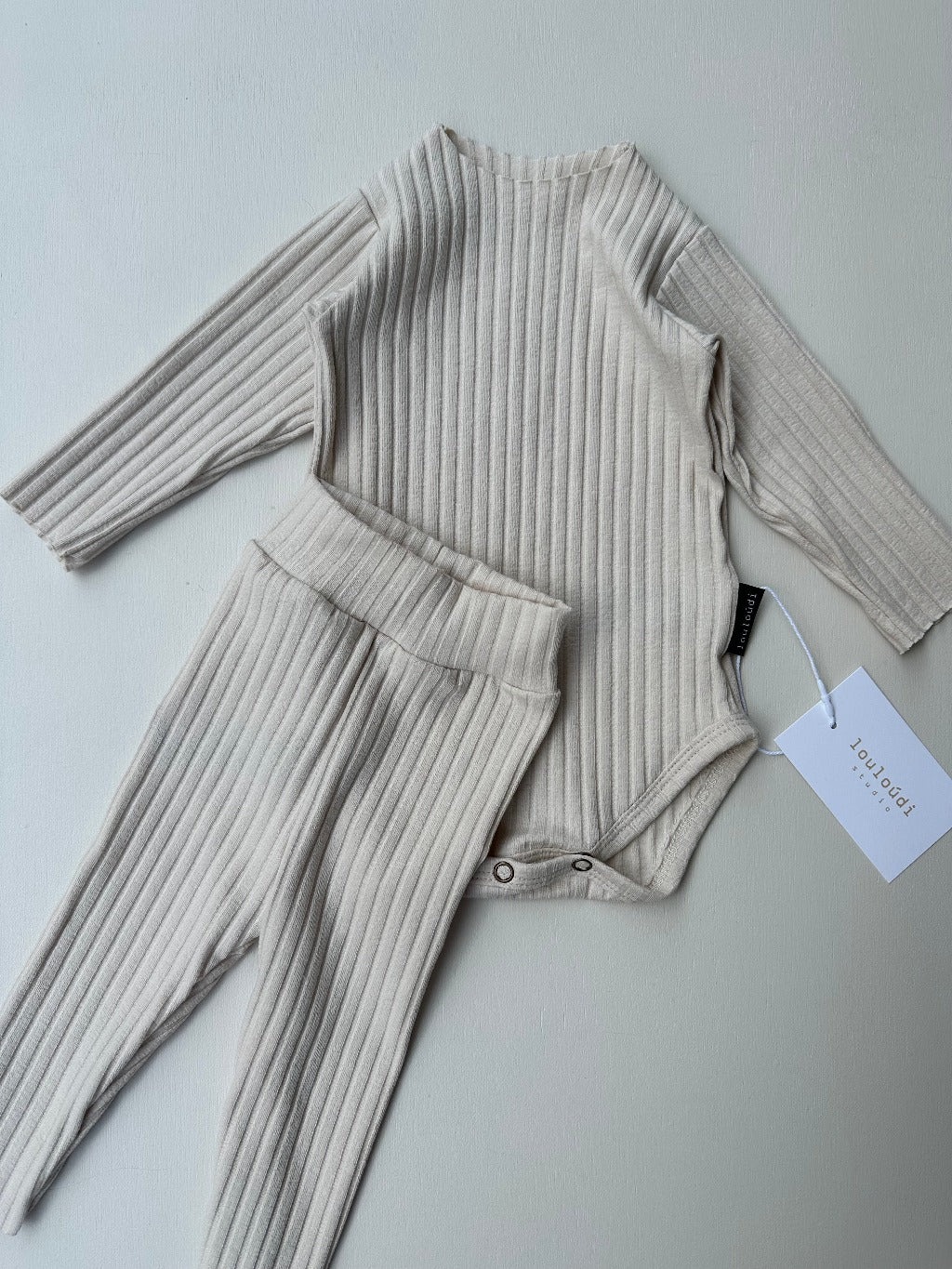 Raf - Bodysuit - Natural - Ribbed