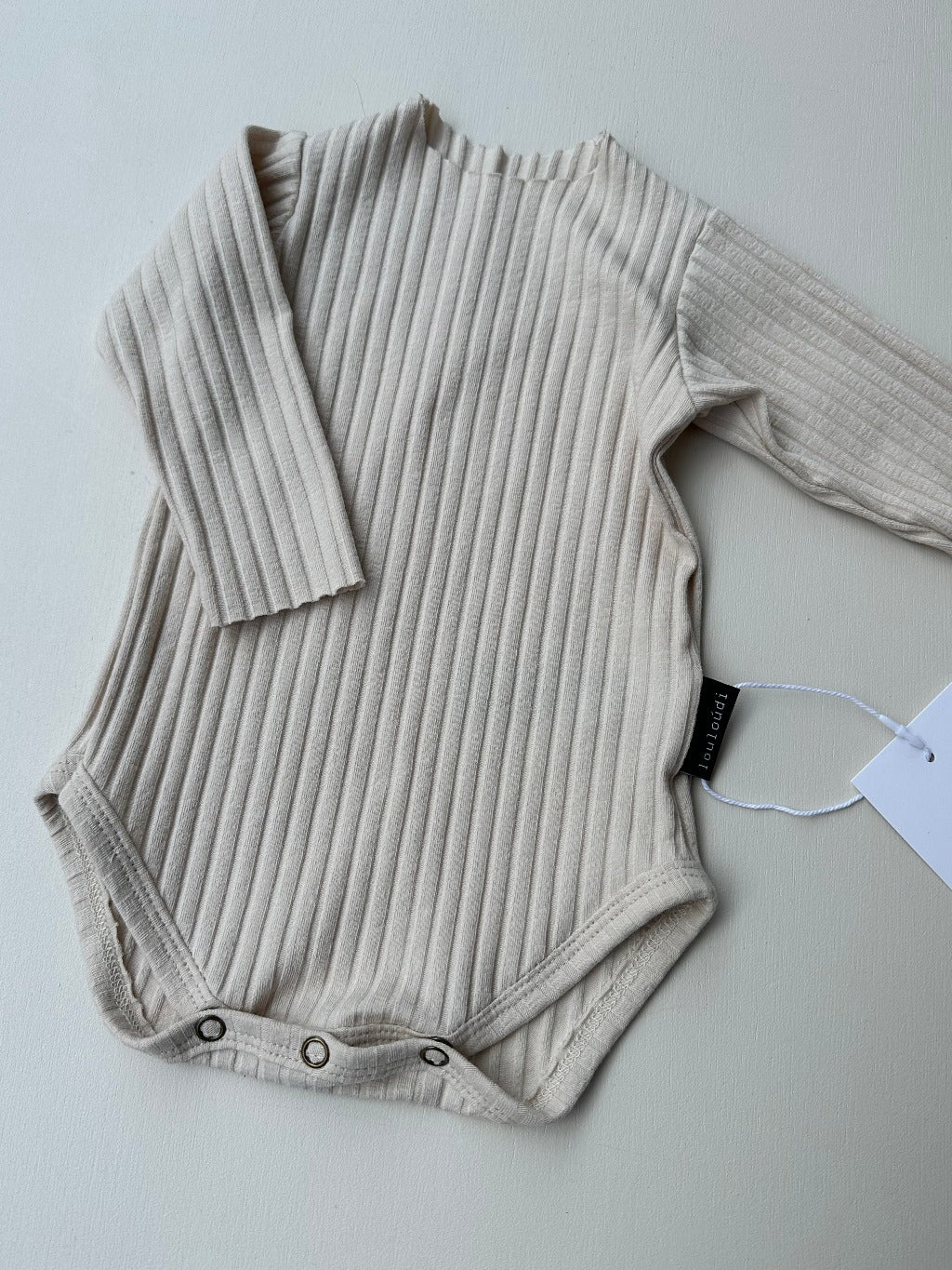 Raf - Bodysuit - Natural - Ribbed