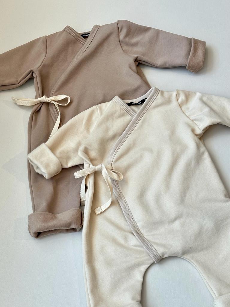 Organic cotton wrap suit