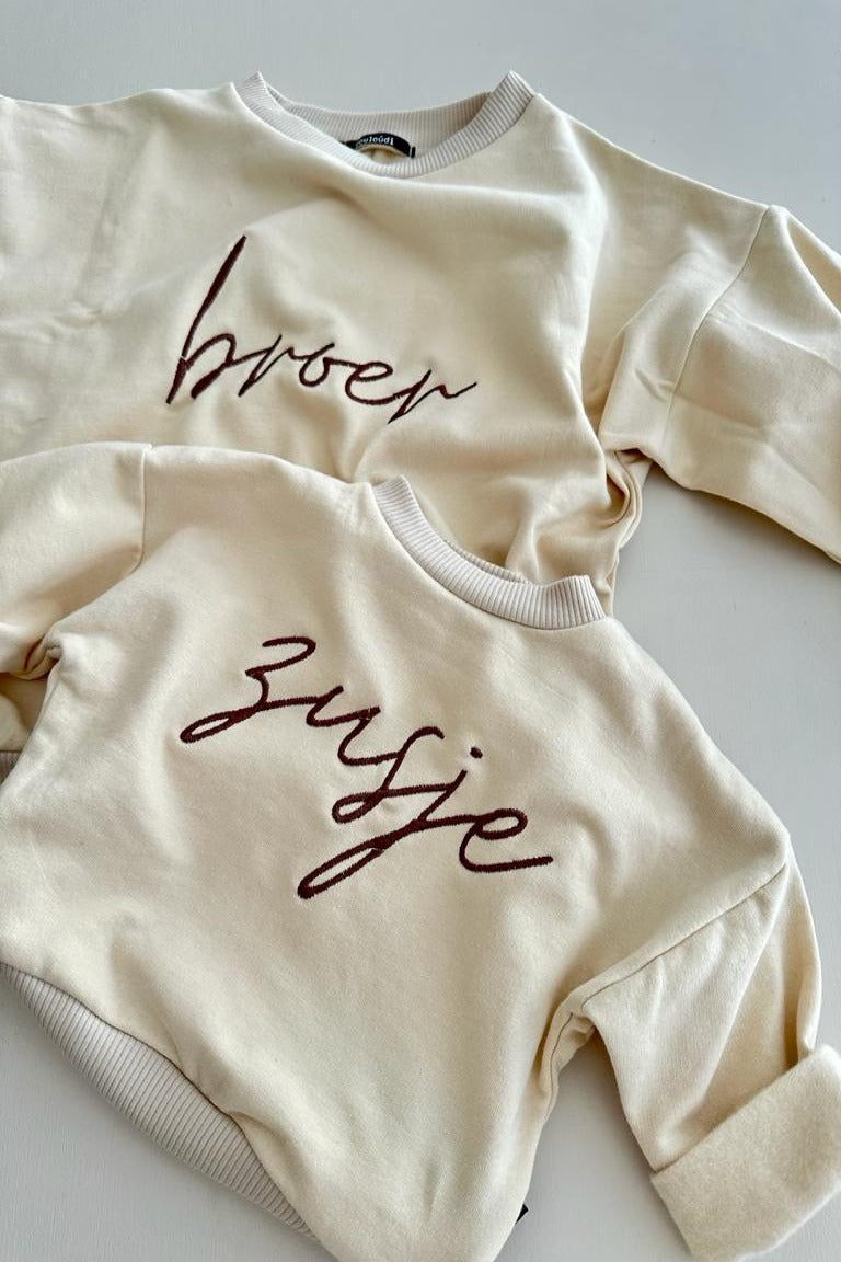 Son - Family sweater - grey melee