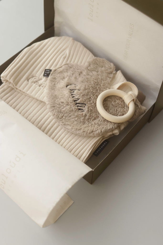Personalized Giftbox - Luxury Baby Essentials - Beige