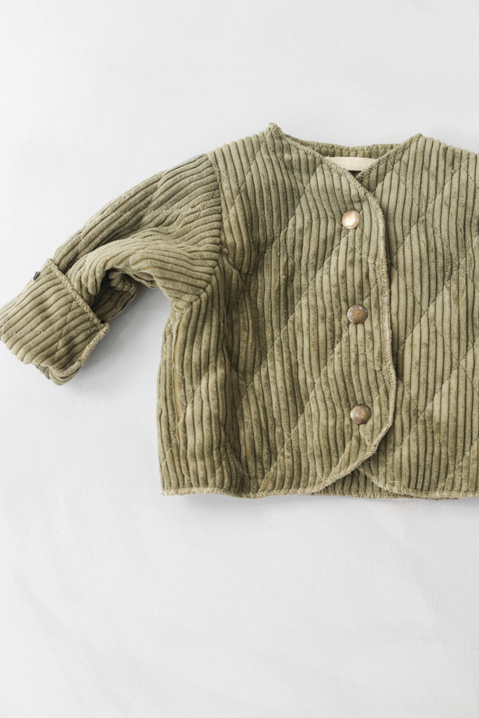 Yaya - Padded jacket/vest - Khaki Green