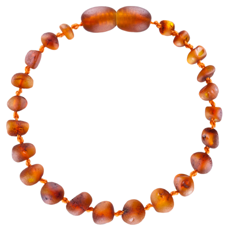 Amber - armband - cognac 14cm
