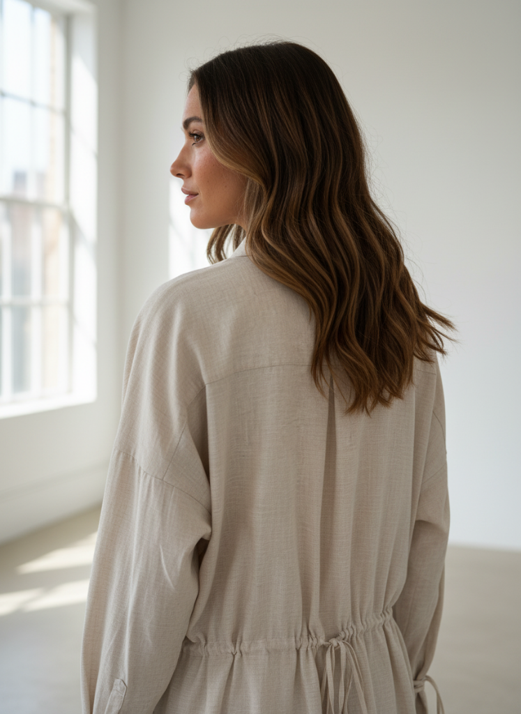 You only need one blouse - Linnen damesblouse - Personaliseren mogelijk