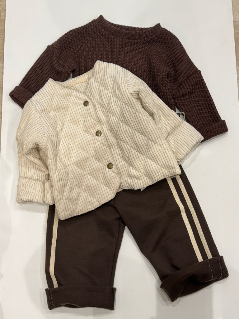 Sidney - joggingbroek met strepen - GOTS katoen