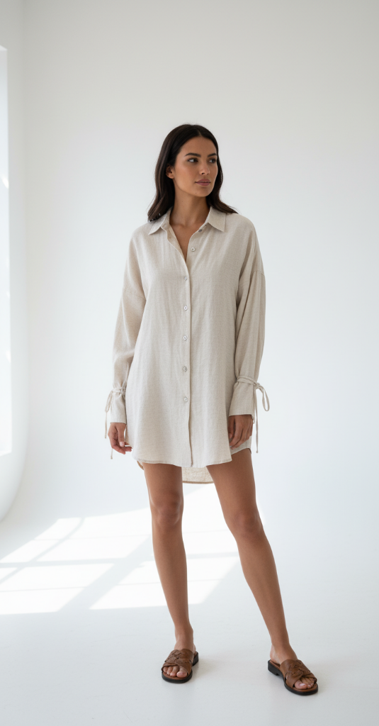 You only need one blouse - Linnen damesblouse - Personaliseren mogelijk