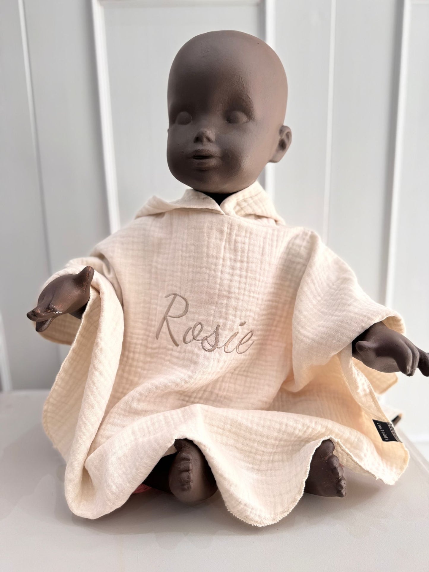 Pat - Poncho - Muslin - Personalization possible
