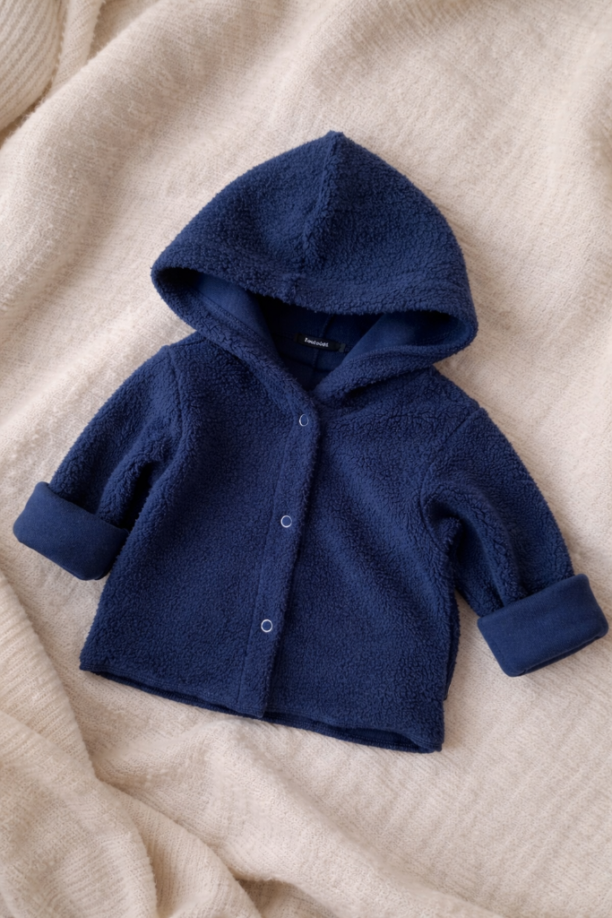 Syp - Teddy jasje met capuchon - Katoenfleece - Personaliseren mogelijk