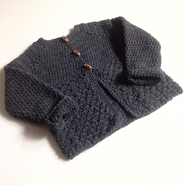 CROCHET PATTERN BABY CARDIGAN