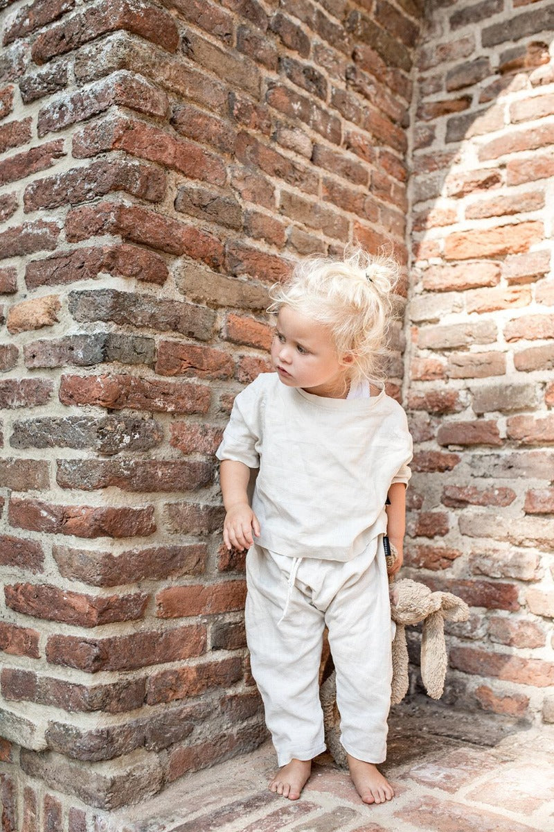 Linen harem pants