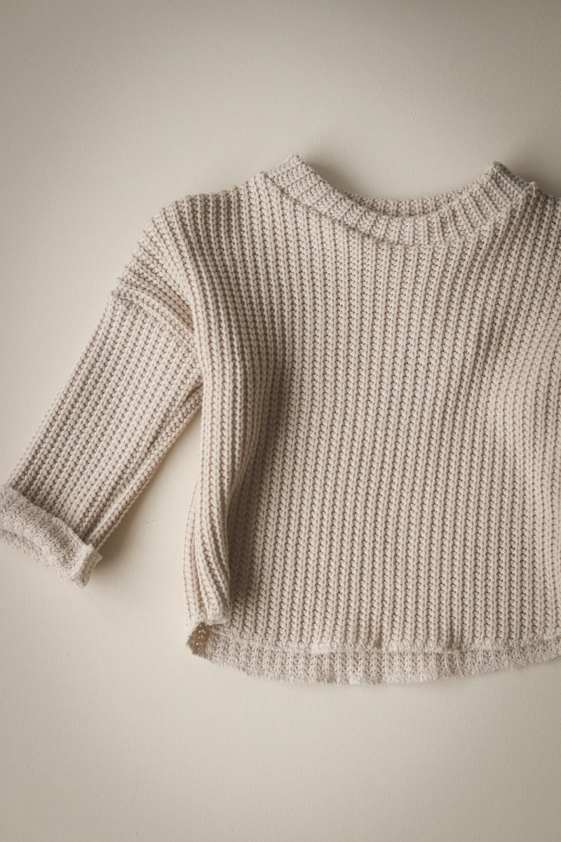 Big knit trui