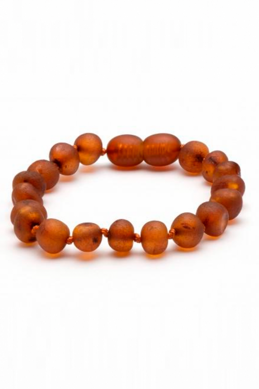 Amber - armband - cognac 14cm