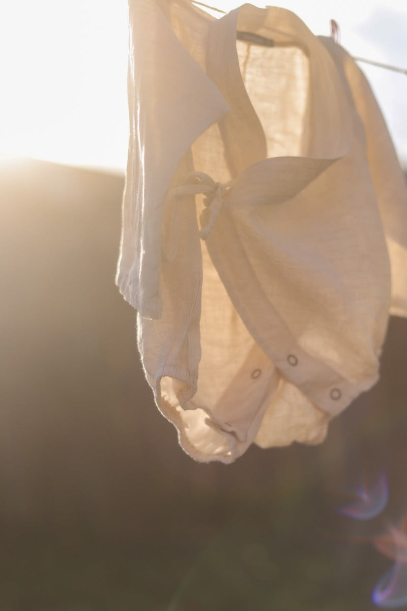 Rynn - Linen Wrapsuit - natural