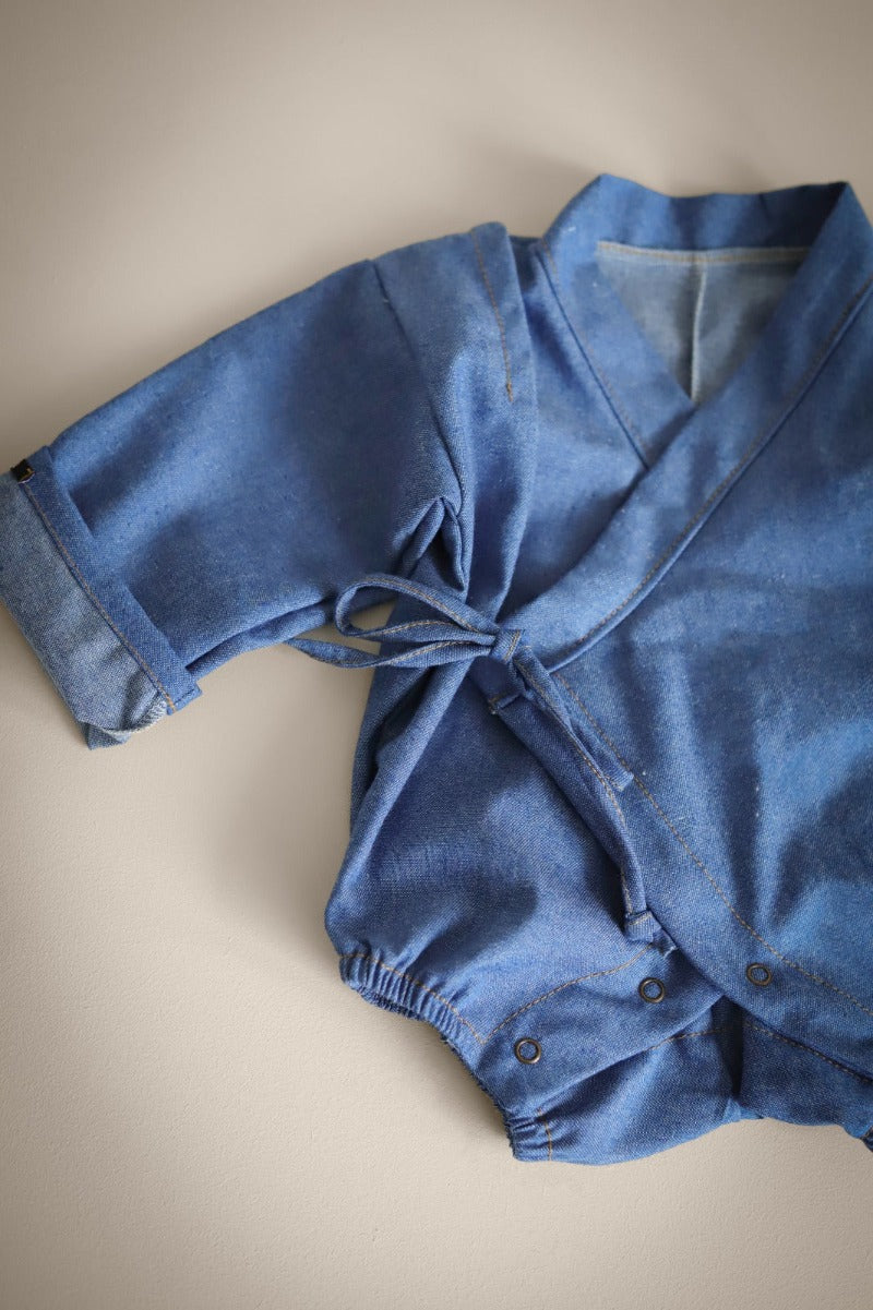 kimono-rompertje - jeans