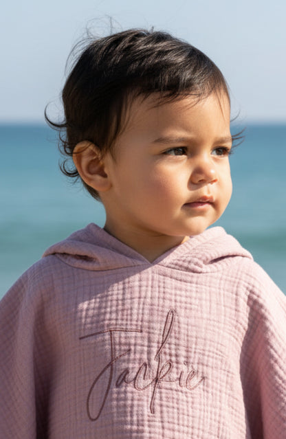 Pat - Poncho - Muslin - Personalization possible