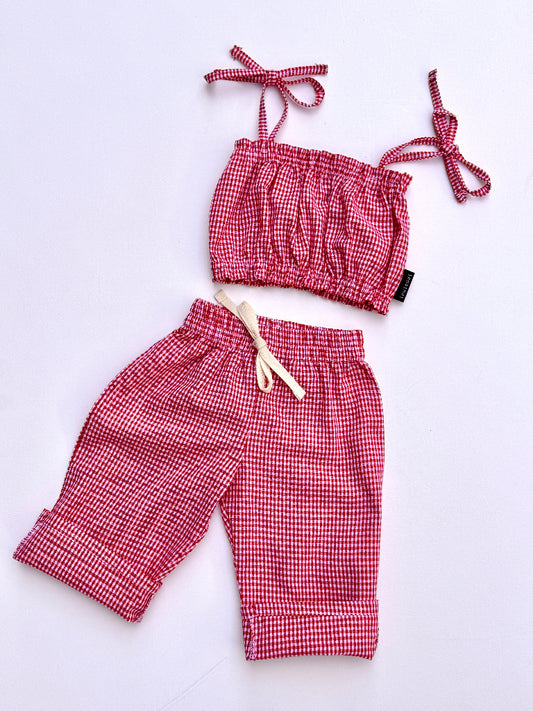 Gingham pants