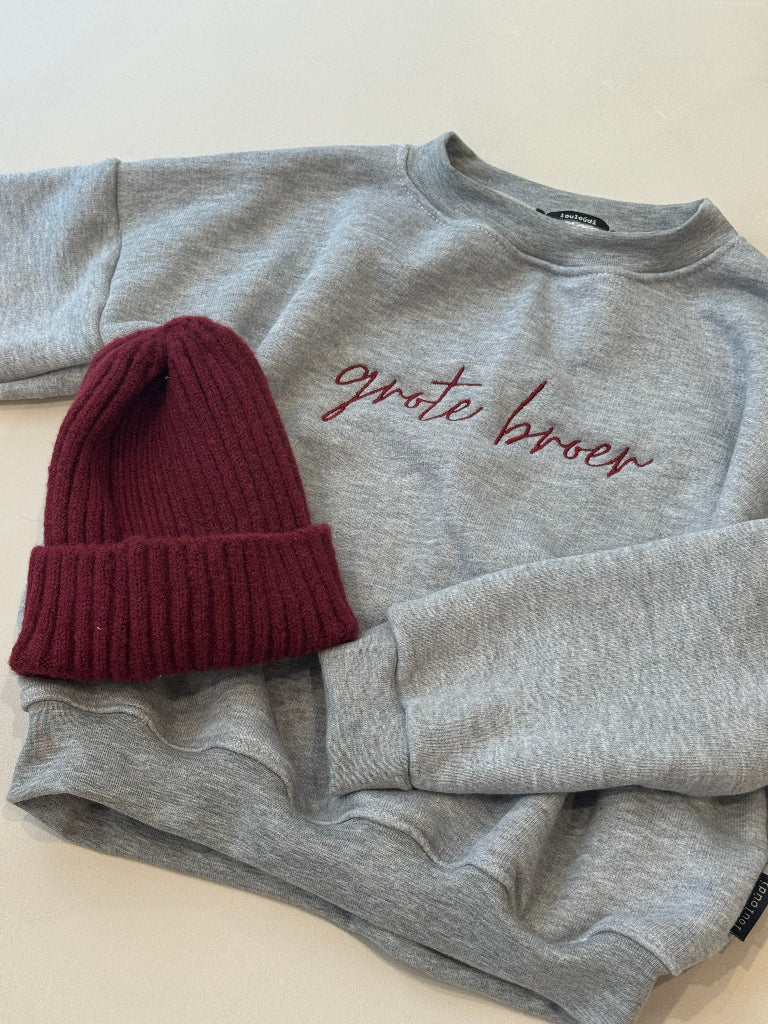 Son - Family sweater/aankondigingstrui - GOTS katoen