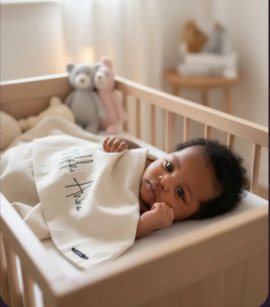 Lah - Linen crib or bed sheet