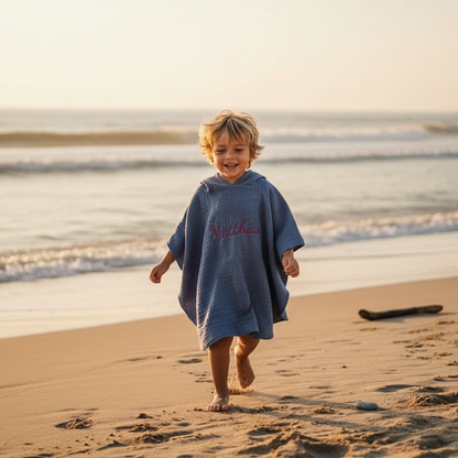 Pat - Poncho - Muslin - Personalization possible