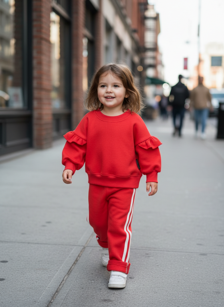 Sidney - joggingroek met strepen - GOTS katoen