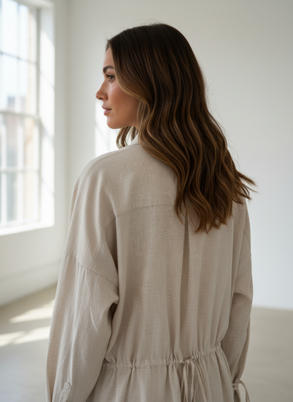 You only need one blouse - Linnen damesblouse - Personaliseren mogelijk