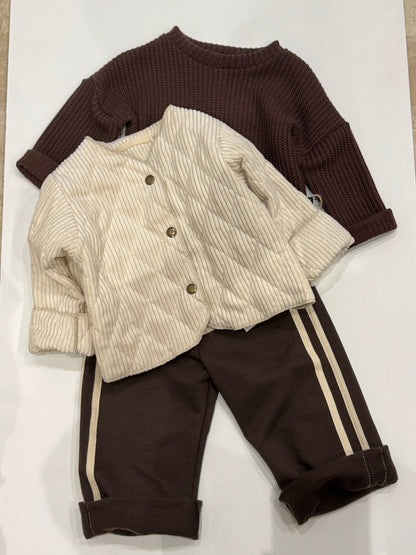 Bo - Big knit Sweater- Cotton - Can be personalized