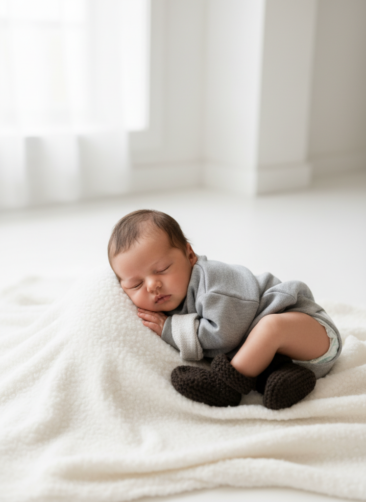 Crochet pattern baby booties