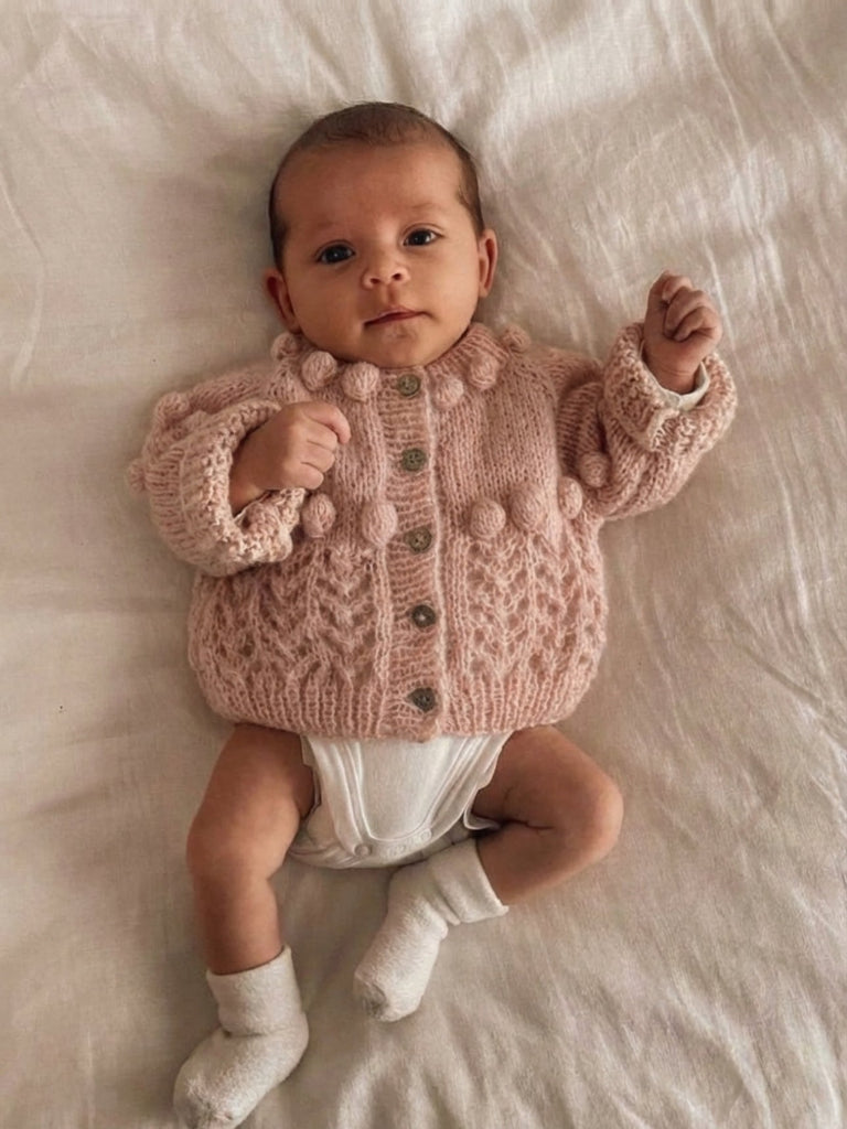Knitting pattern Billie – Baby cardigan (0–24 months) – PDF