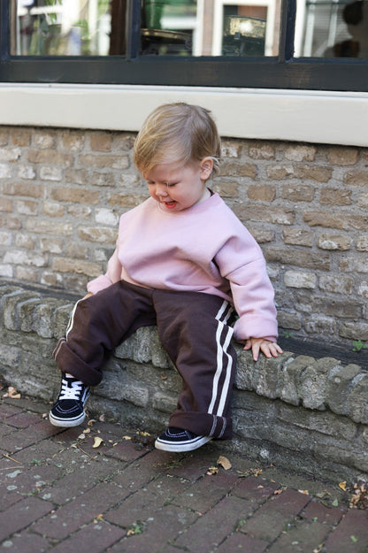 Sidney - joggingroek met strepen - GOTS katoen