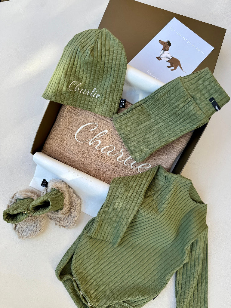 Personalized Giftbox - Luxury Baby Essentials - Beige