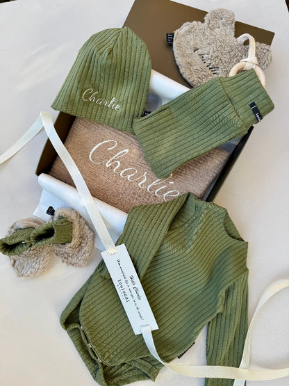 Personalized Giftbox - Luxury Baby Essentials - Beige