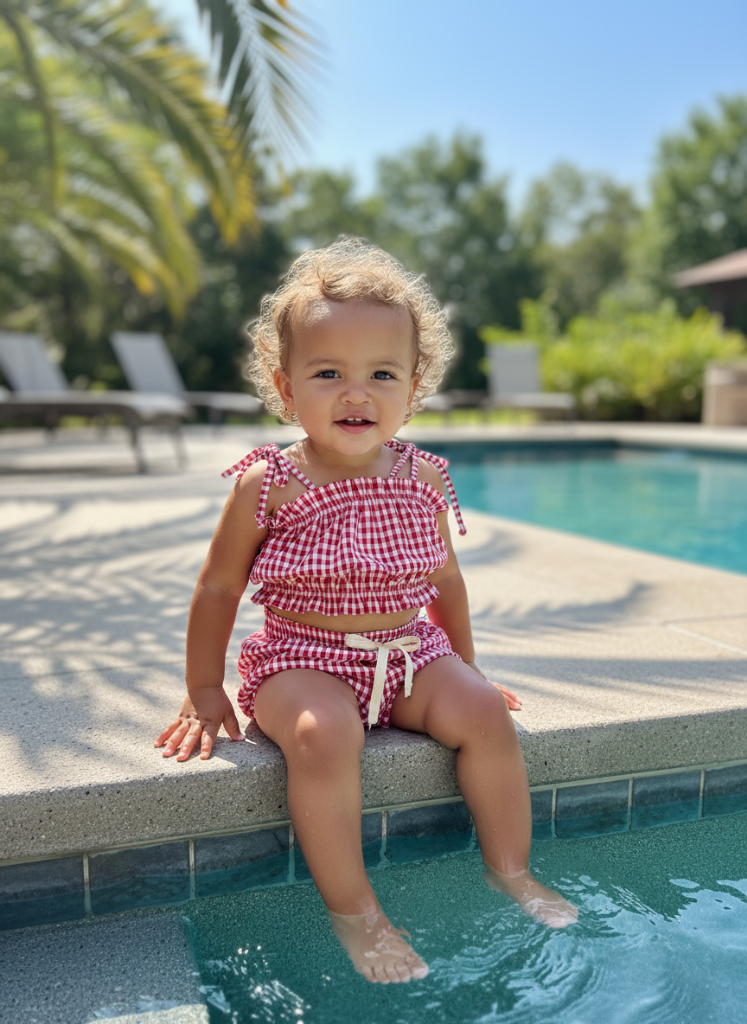 Gingham Shorts - Baby & Peuter - 100% Katoen