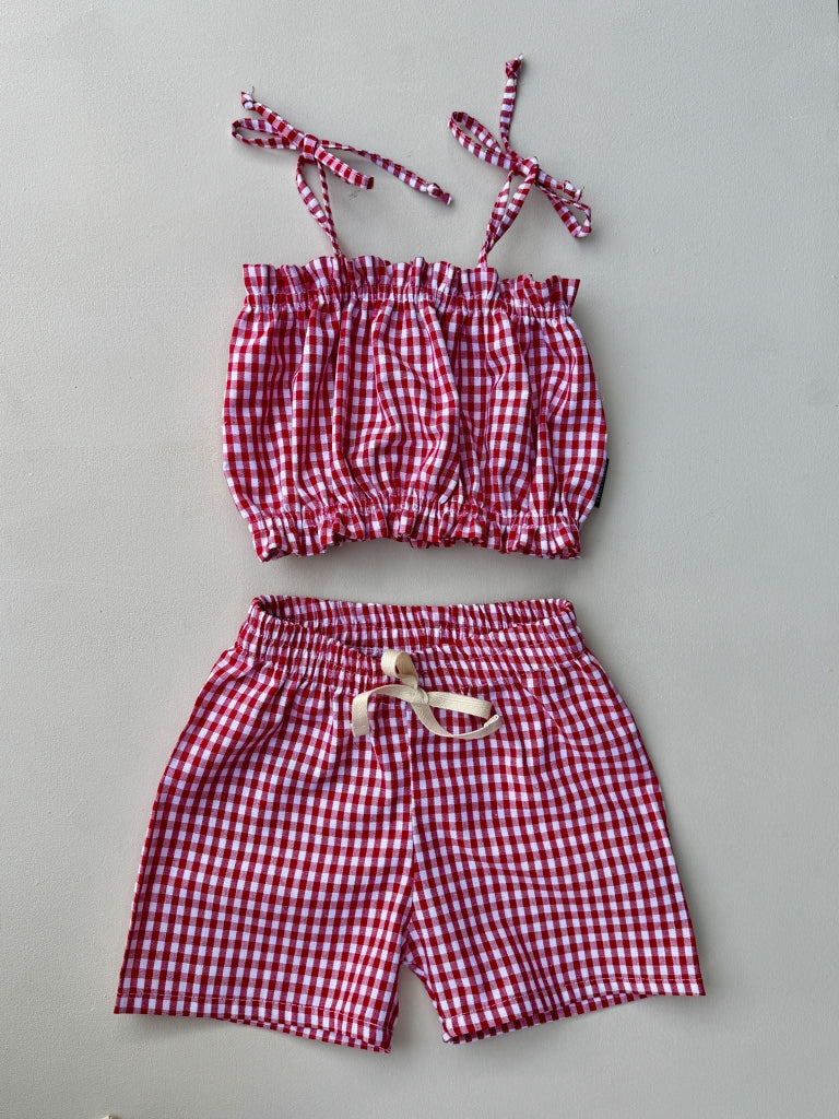Gingham Shorts - Baby & Peuter - 100% Katoen
