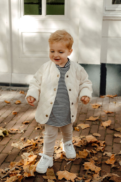 Greg -Shirt Gestreept - Marine blauw Wit