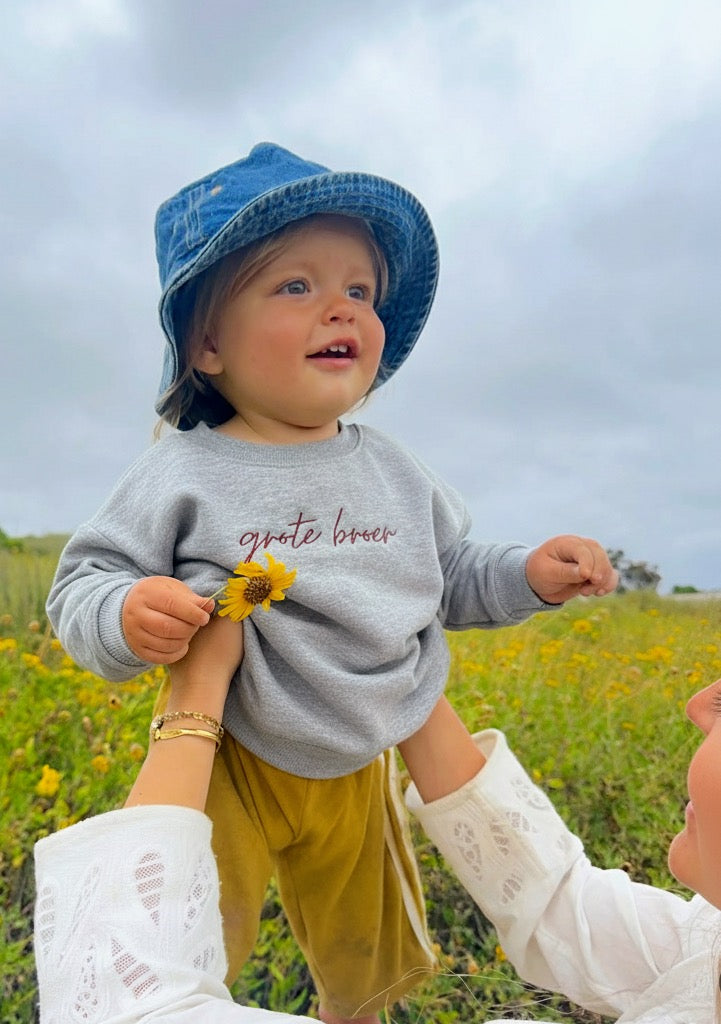 Son - Family sweater/aankondigingstrui - GOTS katoen