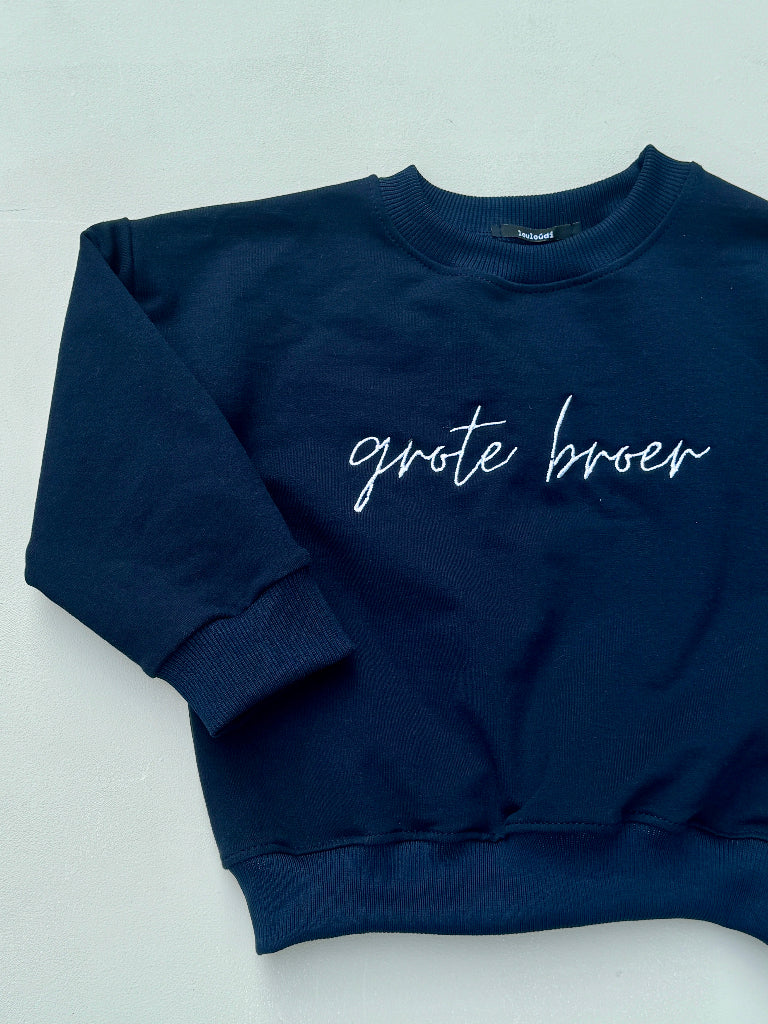 Son - Family sweater/aankondigingstrui - GOTS katoen