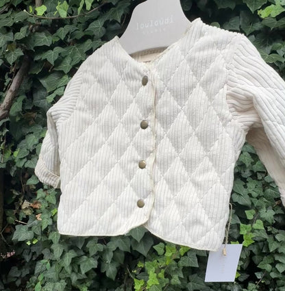 Yaya - Gewatteerde jas/vest - Lichtbeige