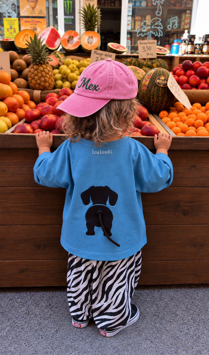 Zazu - broek met zebraprint - katoenen canvas