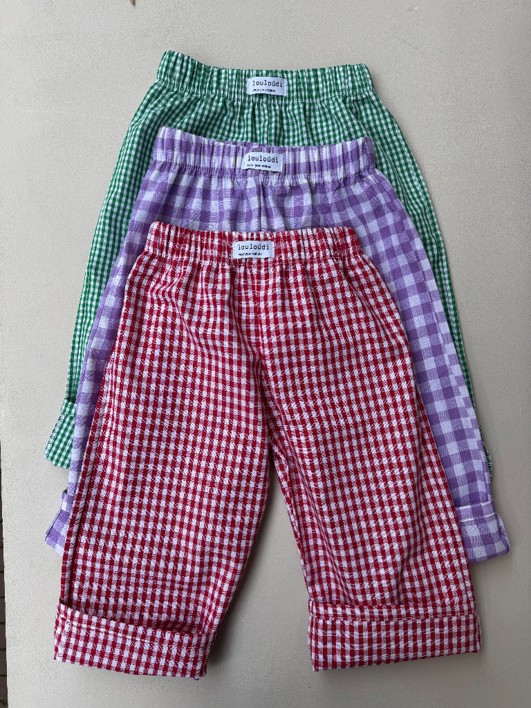 Vichy - Baby & Toddler Trousers Check - Cotton