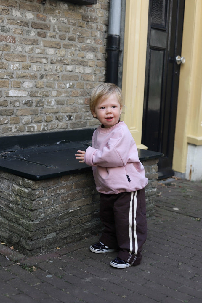 Sidney - joggingroek met strepen - GOTS katoen