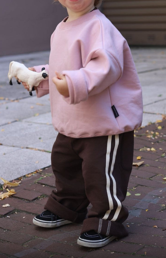 Sidney - joggingroek met strepen - GOTS katoen