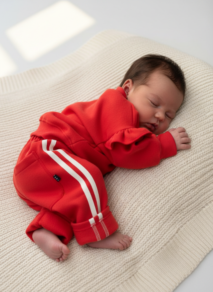 Sidney - joggingroek met strepen - GOTS katoen