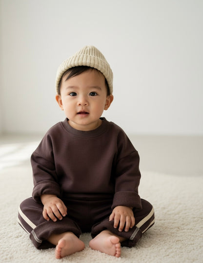 Sidney - joggingroek met strepen - GOTS katoen