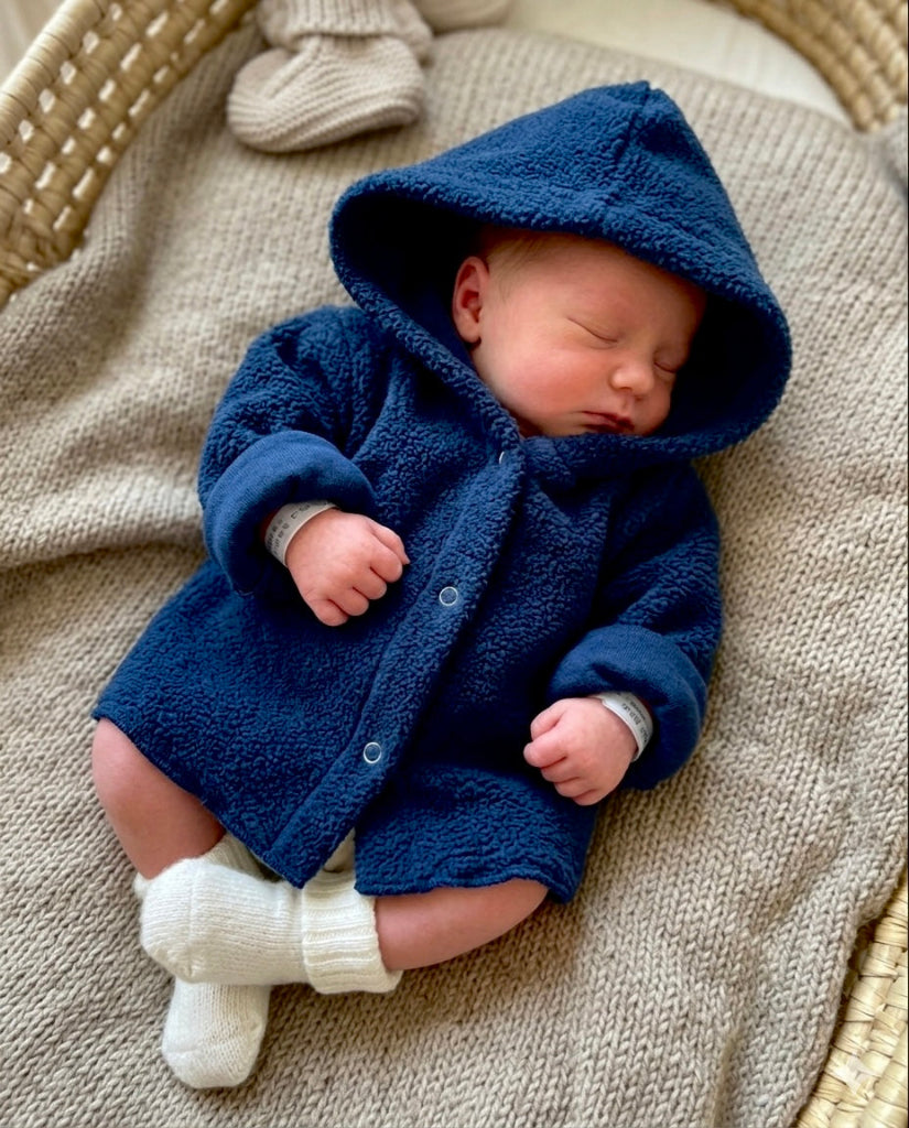 Syp - Teddy jasje met capuchon - Katoenfleece - Personaliseren mogelijk