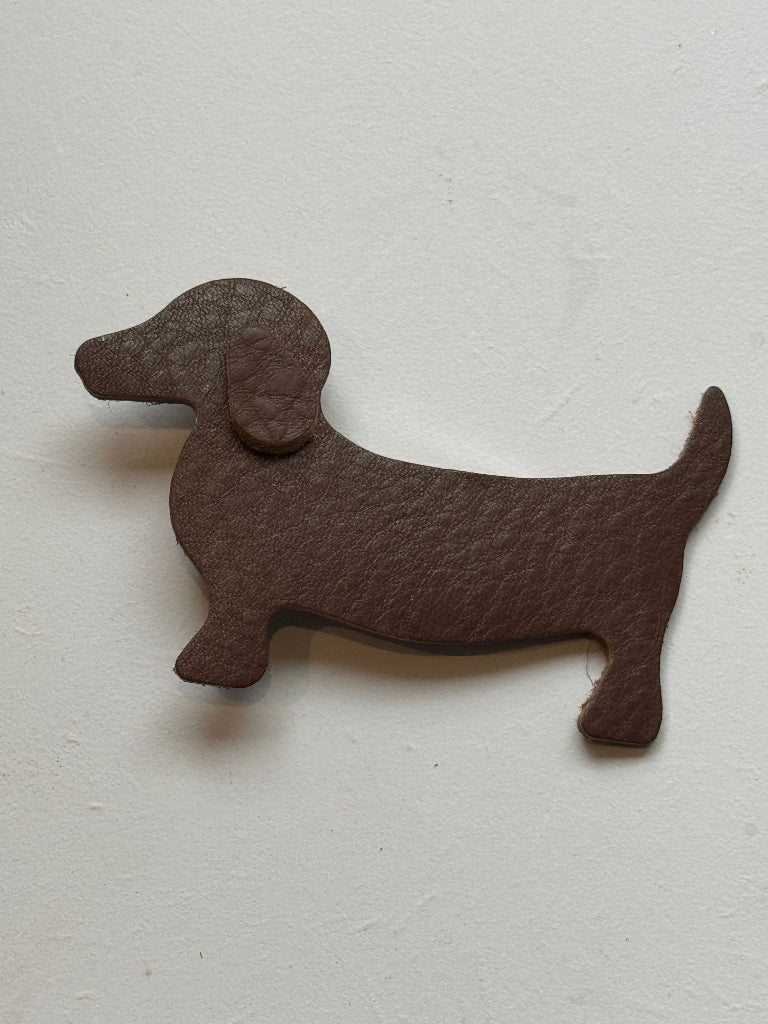 Teckel - accessoire clip - leder